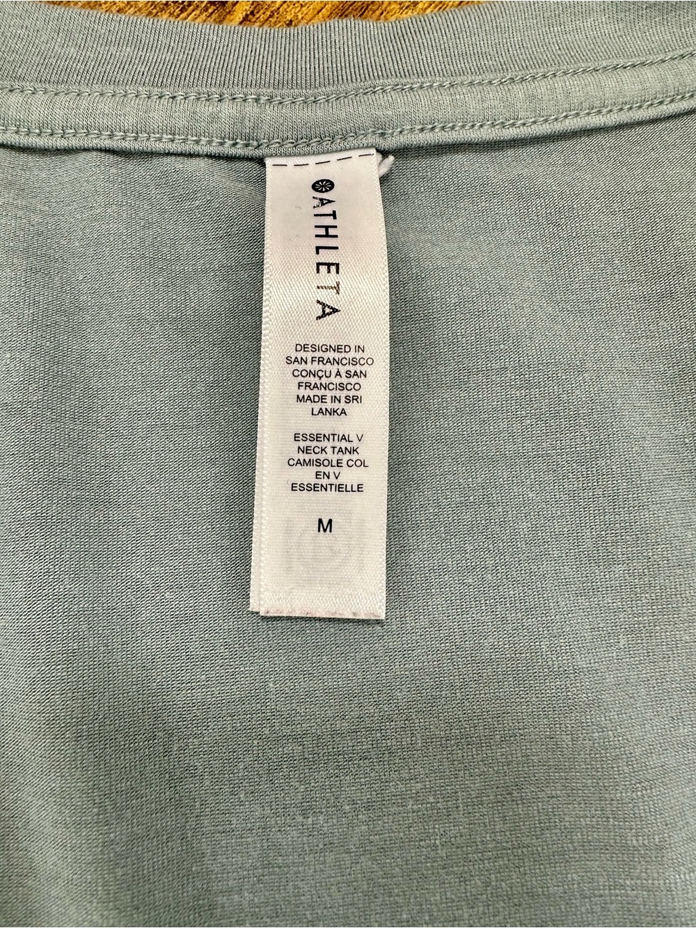 Athleta Essential V Neck Tank, Minimalistic Gray, Medium - Picture 7 of 13